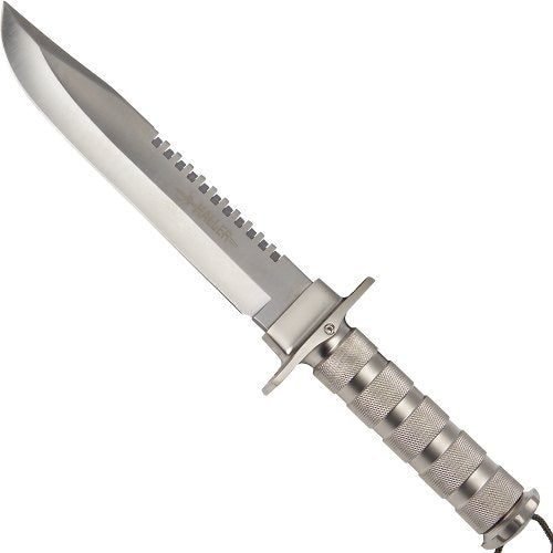 Survivalmesser silber