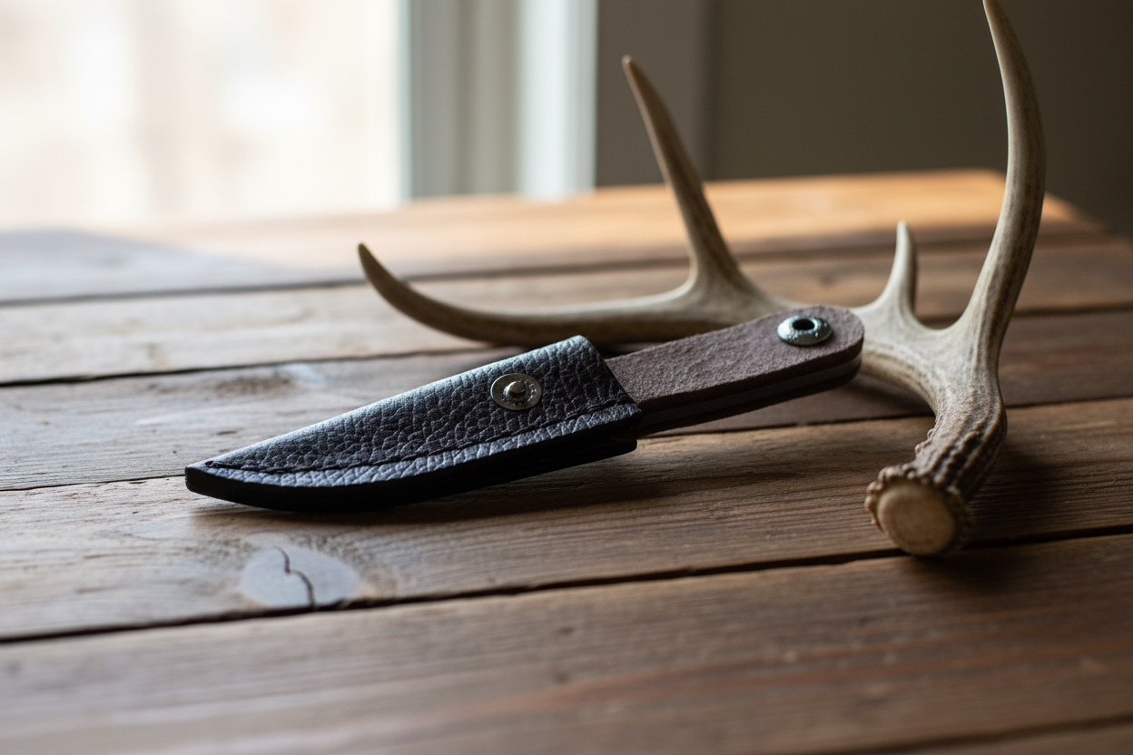 Messerscheide 7 cm Rindsleder